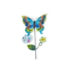 Articoli Per La Casa -Articoli Per La Casa 2 farfalle colorate in latta 60 cm decorazione casa giardino primavera 1