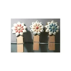 3 Pinze/Mollette Chiudi-pacco Felice Nostalgia