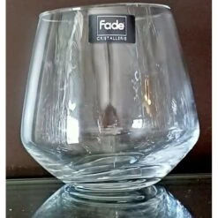 6 Bicchieri Bassi Lord Trasparenti 390ml, Vetro Cristallino Fade Maison