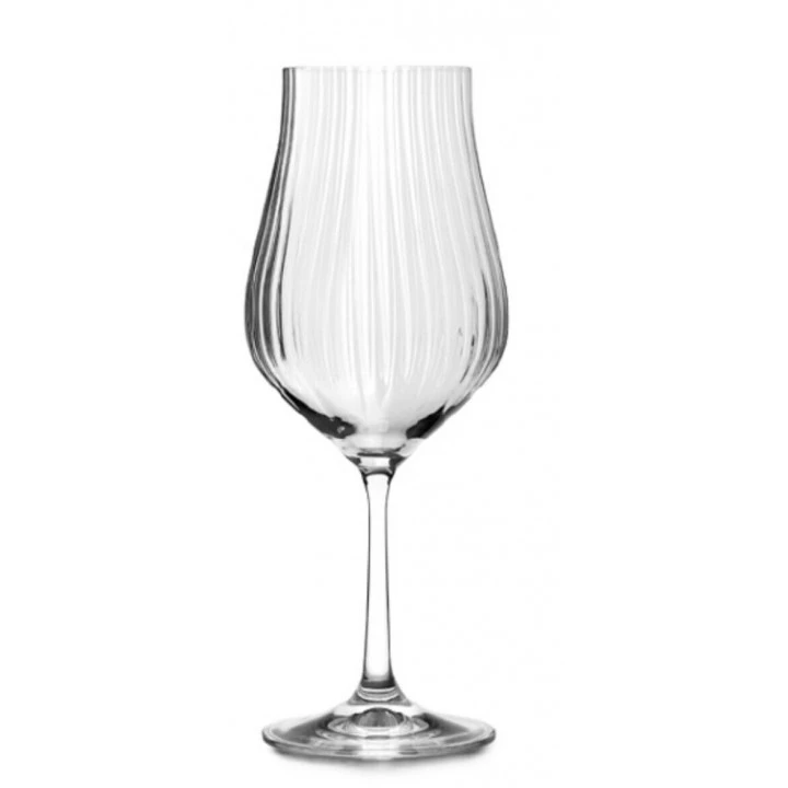 6 Bicchieri Calici Tulipa Ottico Vetro Cristallino 450ml Fade Maison 3 6 Bicchieri Calici Tulipa Ottico Vetro Cristallino 450ml Fade Maison