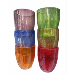 6 Bicchieri Colorati Bubbles Mix Bollicine 380ml, Multicolore, Tognana -Articoli Per La Casa 6 bicchieri colorati bubbles mix bollicine 380ml multicolore tognana 1