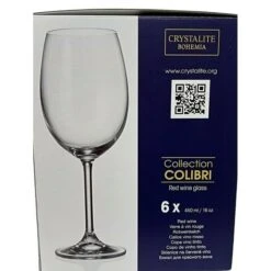 6 Calici Vino Colibri Trasparenti 450ml, Bicchieri Fade Maison -Articoli Per La Casa 6 calici vino colibri trasparenti 450ml bicchieri fade maison 2