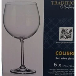 6 Calici Vino Colibri Trasparenti 570ml, Bicchieri Fade Maison -Articoli Per La Casa 6 calici vino colibri trasparenti 570ml bicchieri fade maison 2