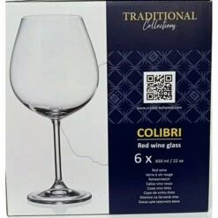 6 Calici Vino Colibri Trasparenti 650ml, Bicchieri Fade Maison -Articoli Per La Casa 6 calici vino colibri trasparenti 650ml bicchieri fade maison 2