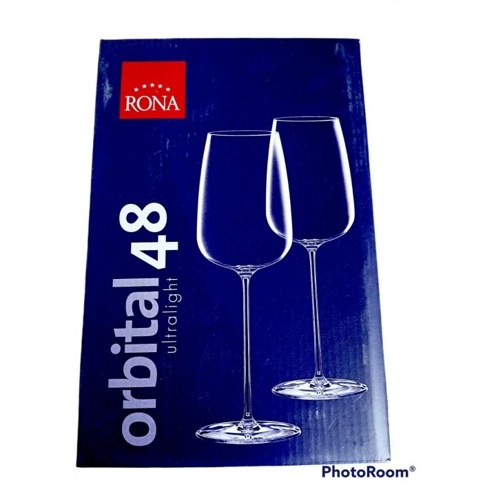 6 Calici Vino Orbital Trasparenti 480ml, Bicchieri Rona Fade Maison 4 6 Calici Vino Orbital Trasparenti 480ml, Bicchieri Rona Fade Maison - immagine 2