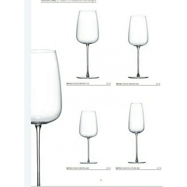 6 Calici Vino Orbital Trasparenti 480ml, Bicchieri Rona Fade Maison 7 6 Calici Vino Orbital Trasparenti 480ml, Bicchieri Rona Fade Maison - immagine 5