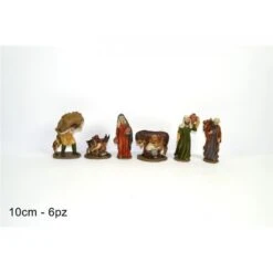 6 Statuine Presepe In Resina 10 Cm