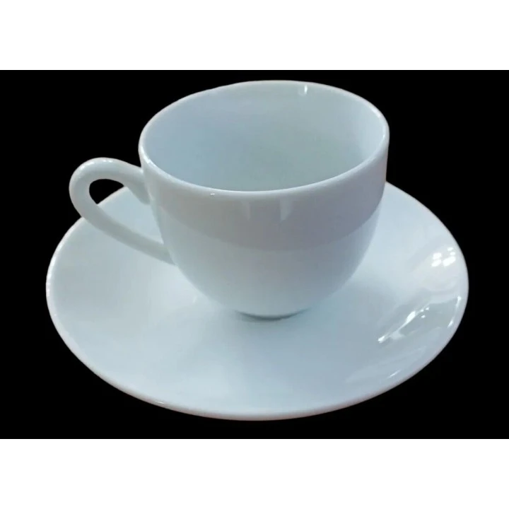 6 Tazzine Caffè Fine Porcellana Bianca Fade Maison 3 6 Tazzine Caffè Fine Porcellana Bianca Fade Maison