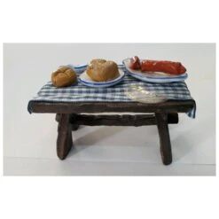 Accessorio-miniatura "tavola Imbandita"salumi