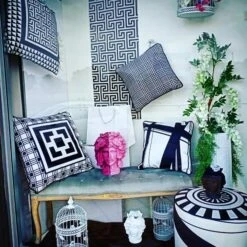 Baci Milano Cuscino Piccolo 45x45cm Optical 01 -Articoli Per La Casa baci milano cuscino piccolo 45x45cm optical 01 4