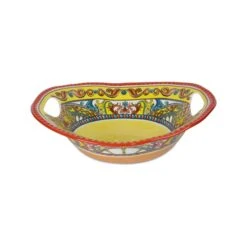 Baci Milano Insalatiera Con Manici Trinacria, Porcellana