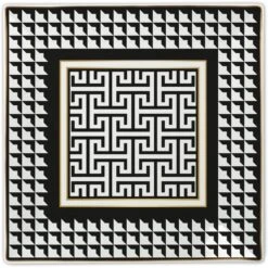 Baci Milano Svuotatasche Maxi Quadrato Optical 27x27cm