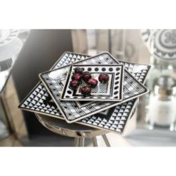 Baci Milano Svuotatasche Midi Quadrato Optical 21,5x21,5cm -Articoli Per La Casa baci milano svuotatasche midi quadrato optical 215x215cm 2