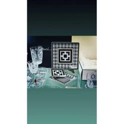 Baci Milano Svuotatasche Mini Quadrato Optical 15x15cm -Articoli Per La Casa baci milano svuotatasche mini quadrato optical 15x15cm 2