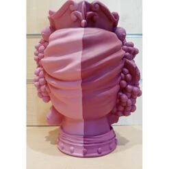 Baci Milano Testa Uomo Medio Rosa/bordeaux H32cm -Articoli Per La Casa baci milano testa uomo medio rosabordeaux h32cm 4