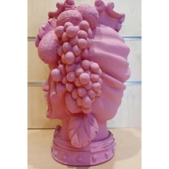 Baci Milano Testa Uomo Medio Rosa/bordeaux H32cm -Articoli Per La Casa baci milano testa uomo medio rosabordeaux h32cm 5