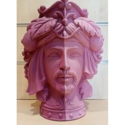 Baci Milano Testa Uomo Medio Rosa/bordeaux H32cm -Articoli Per La Casa baci milano testa uomo medio rosabordeaux h32cm 6