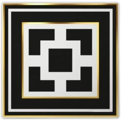 Baci Milano Vassoio Gourmet Quadrato Piccolo Optical 11x11cm