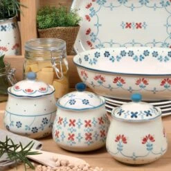 Barattolo Wald Casabella Decoro A Ceramica Kergrès Dipinta -Articoli Per La Casa barattolo wald casabella decoro a ceramica kergres dipinta 2