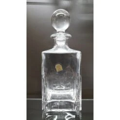 Bottiglia Whisky In Cristallo Intagliato "Lucca" Cristalleria Da Vinci