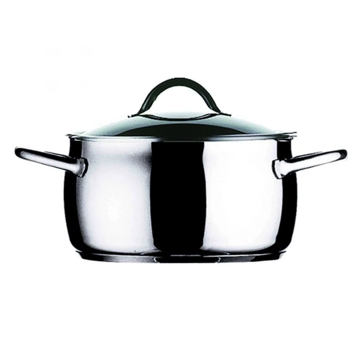 Casseruola In Acciaio,Ø 28cm,con Coperchio, 1950 Mepra 3 Casseruola In Acciaio,Ø 28cm,con Coperchio, 1950 Mepra