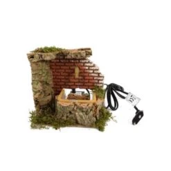 Fontana Per Presepe Funzionante 15 X 14,5 X H15 Cm