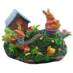 Giostrina Carillon Musicale Luminoso, Coniglietti Nel Prato, Primavera Pasqua -Articoli Per La Casa giostrina carillon musicale luminoso coniglietti nel prato primavera pasqua 1