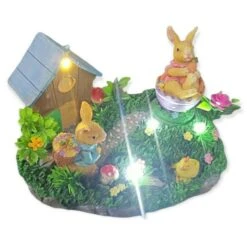 Giostrina Carillon Musicale Luminoso, Coniglietti Nel Prato, Primavera Pasqua -Articoli Per La Casa giostrina carillon musicale luminoso coniglietti nel prato primavera pasqua 2