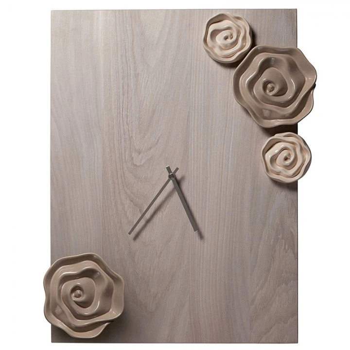 Orologio Rettangolare Con Rose 3 Orologio Rettangolare Con Rose