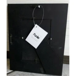 Portafoto Black Vibes Fade 10x15cm, Legno Decoro Bianco E Nero