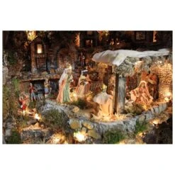 Presepe Artigianale Completo In Botte Di Legno Rovere Antichizzato -Articoli Per La Casa presepe artigianale completo in botte di legno rovere antichizzato 1 3
