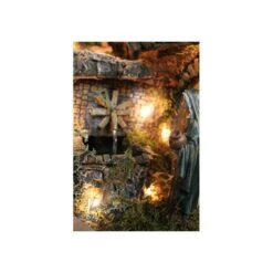 Presepe Artigianale Completo In Botte Di Legno Rovere Antichizzato -Articoli Per La Casa presepe artigianale completo in botte di legno rovere antichizzato 1 6