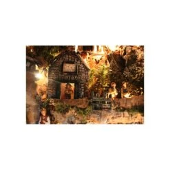 Presepe Artigianale Completo In Botte Di Legno Rovere Antichizzato -Articoli Per La Casa presepe artigianale completo in botte di legno rovere antichizzato 1 7