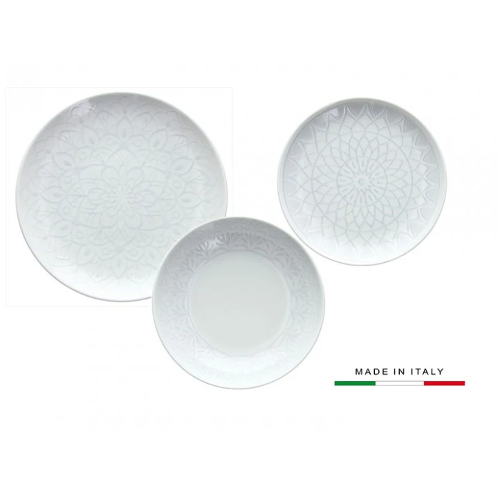 Servizio Piatti 18 Pezzi Essenza Grigio Fontebasso Made In Italy 3 Servizio Piatti 18 Pezzi Essenza Grigio Fontebasso Made In Italy