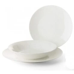 Servizio Piatti 18 Pezzi Ibis, Fade Maison Raffinata Porcellana Bianca -Articoli Per La Casa servizio piatti 18 pezzi ibis fade maison raffinata porcellana bianca 2