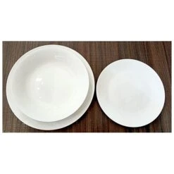 Servizio Piatti 18 Pezzi Ibis, Fade Maison Raffinata Porcellana Bianca -Articoli Per La Casa servizio piatti 18 pezzi ibis fade maison raffinata porcellana bianca 5