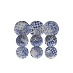 Servizio Piatti 18 Pezzi Linea Sfera Gaudi' Blu Andrea Fontebasso Tognana