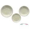 Servizio Piatti 18 Pezzi Mosaiko Beige Fontebasso Made In Italy
