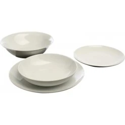 Servizio Piatti 19 Pezzi Metropolis Bianco, Tognana Porcellane