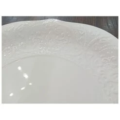 Servizio Piatti Completo Per 12 Persone Alice 38 Pezzi, Fade Maison -Articoli Per La Casa servizio piatti completo per 12 persone alice 38 pezzi fade maison festonato bianco decoro in rilievo 13