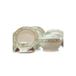 Servizio Piatti Completo Per 12 Persone, Moresco 71 Pezzi Meyerling