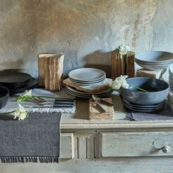 Set 6 Piatti Piani Tatami Tognana, Stoneware Grigio Antracite 9 Set 6 Piatti Piani Tatami Tognana, Stoneware Grigio Antracite -Articoli Per La Casa set 6 piatti piani tatami tognana stoneware grigio antracite 2