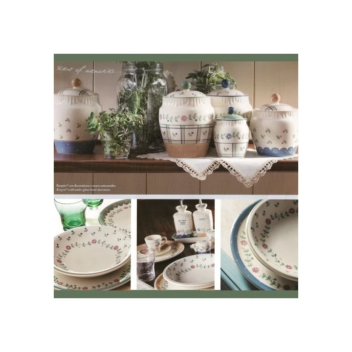 Stock Servizio Piatti 18 Pezzi Wald Felice Nostalgia Blu 8 Stock Servizio Piatti 18 Pezzi Wald Felice Nostalgia Blu - immagine 6