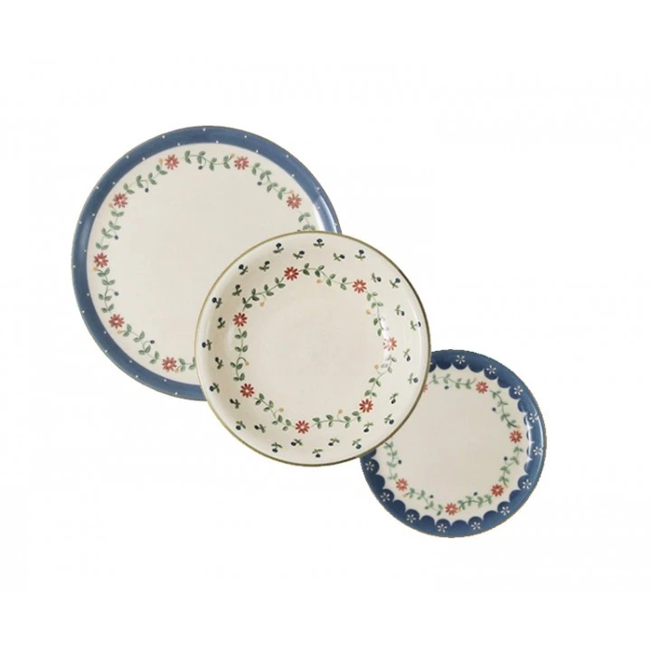 Stock Servizio Piatti 18 Pezzi Wald Felice Nostalgia Blu 3 Stock Servizio Piatti 18 Pezzi Wald Felice Nostalgia Blu