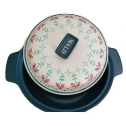 Tegame Decorato Ceramica Blu "Casabella" Sapore E Benessere 28,5cm Free Nickel -Articoli Per La Casa tegame decorato ceramica blu casabella sapore e benessere 285cm free nickel 2