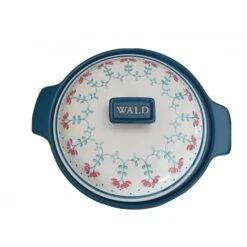 Tegame Decorato Ceramica Blu "Casabella" Sapore E Benessere 28,5cm Free Nickel -Articoli Per La Casa tegame decorato ceramica blu casabella sapore e benessere 285cm free nickel 3