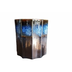 Tognana Vaso Sfaccettato In Ceramica Bronzo H21cm A.Fontebasso -Articoli Per La Casa tognana vaso sfaccettato in ceramica bronzo h21cm afontebasso 2