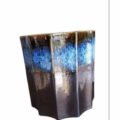 Tognana Vaso Sfaccettato In Ceramica Bronzo H21cm A.Fontebasso -Articoli Per La Casa tognana vaso sfaccettato in ceramica bronzo h21cm afontebasso 5