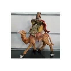 Tris Re-Magi A Cammello In Policromo 20 Cm, Marca Euromarchi -Articoli Per La Casa tris re magi a cammello in policromo 20 cm marca euromarchi 3